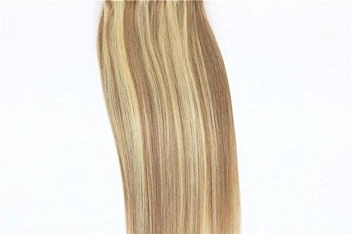 Clip In Human Hair Extensions 15inch 7pcs 70g Set 18 613 Mixed