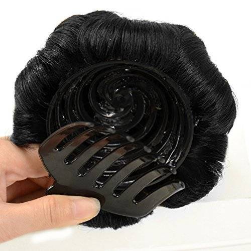 Beauty Angelbella Real Hair Bun Extensions Up Do Donut Chignon