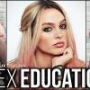 maeve wiley "sex education" makeup tutorial + look book