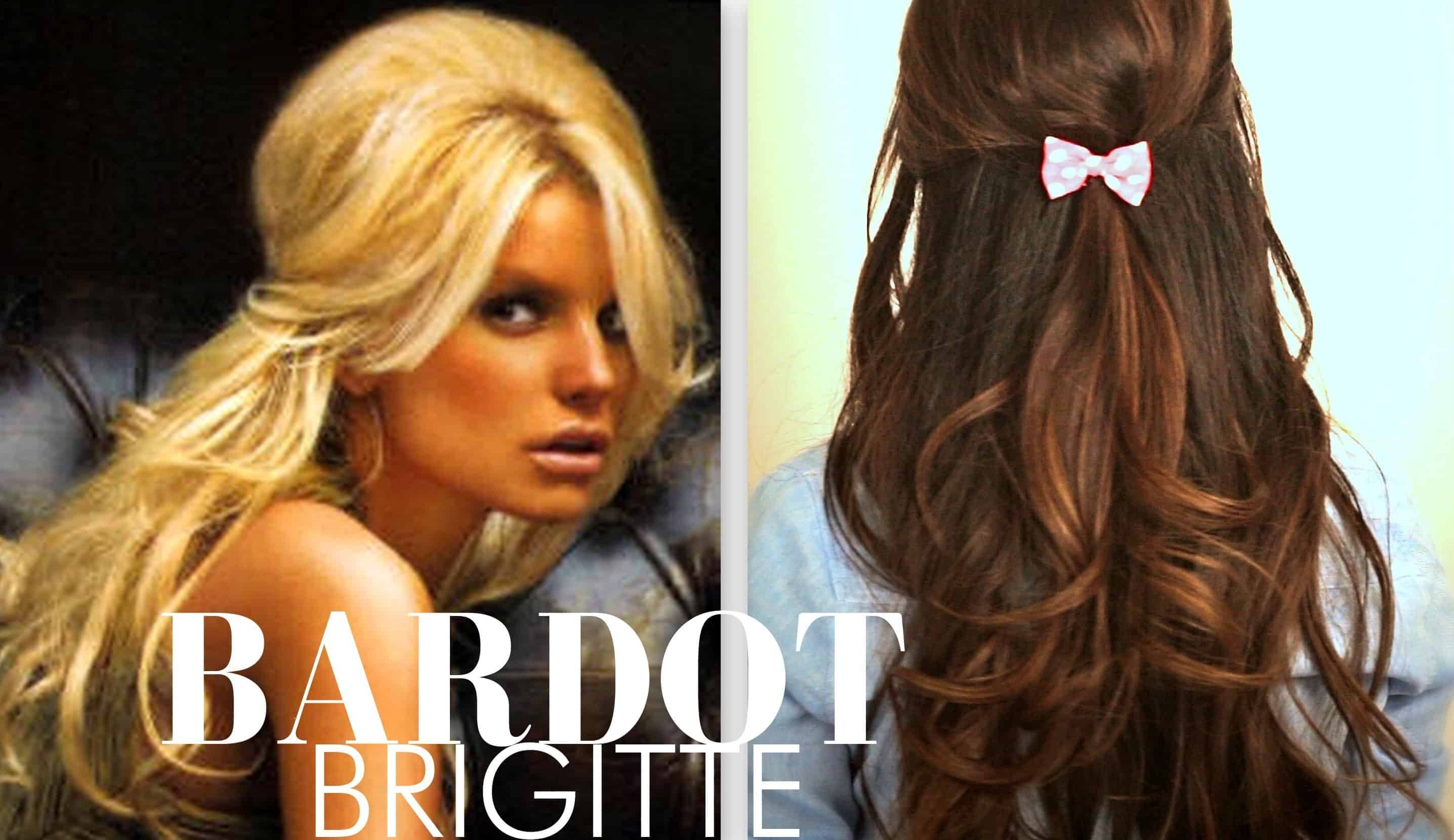 Cute Brigitte Bardot Hair Tutorial Everyday Half Up Half Down