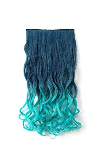 Onedor 20 Curly 3 4 Full Head Dip Dye Two Tone Color Synthetic