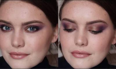 Gold and Purple Party Look | Isabella