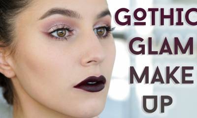 gothic glam makeup