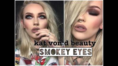 one brand full face makeup tutorial. kat von d beauty!
