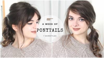 A Week of Ponytails | 7 Hairstyles