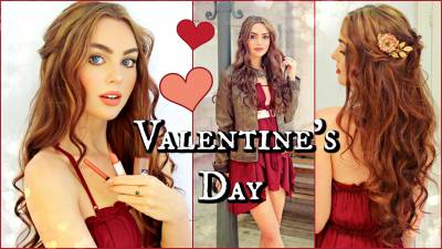 Valentine's Day Inspiration! Makeup, Hair & Outfits💋 GRWM