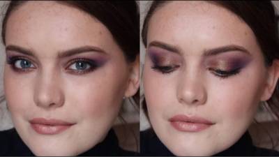Gold and Purple Party Look | Isabella