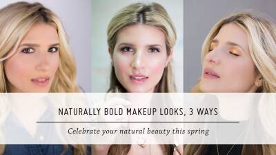 Natural & Bold Beauty, 3 Ways | Spring Style and Makeup Looks | Mr Kate