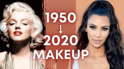 1950s Vintage Makeup To 2020 Modern Makeup Tutorial | 70 Years of Beauty Icons | Glam & Glow