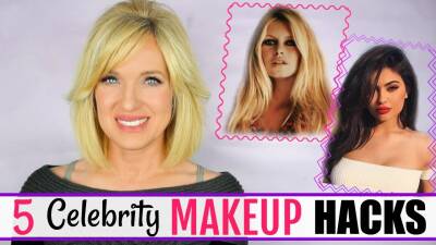5 Celebrity MAKEUP HACKS! (Kylie Jenner, Brigitte Bardot + Marilyn Monroe)
