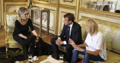 Brigitte Bardot and emmanuel macron
