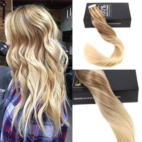 Sunny 14inch Remy Tape In Hair Extensions Human Hair Nordic